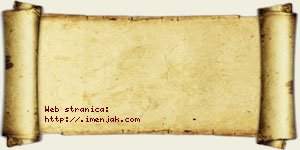 Anđelija Jakupi vizit kartica